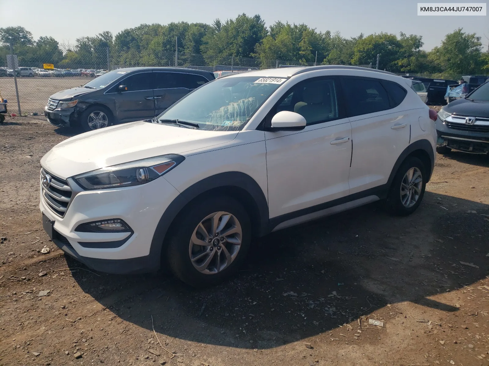 KM8J3CA44JU747007 2018 Hyundai Tucson Sel