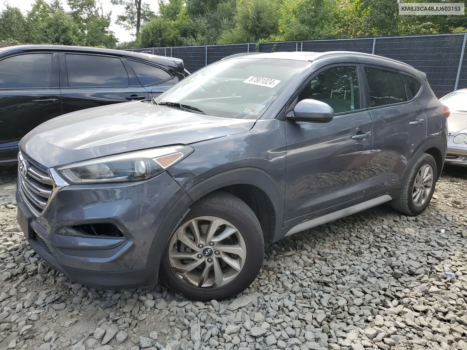 KM8J3CA48JU603153 2018 Hyundai Tucson Sel