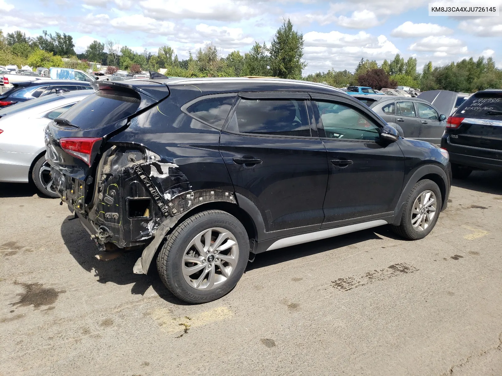 KM8J3CA4XJU726145 2018 Hyundai Tucson Sel