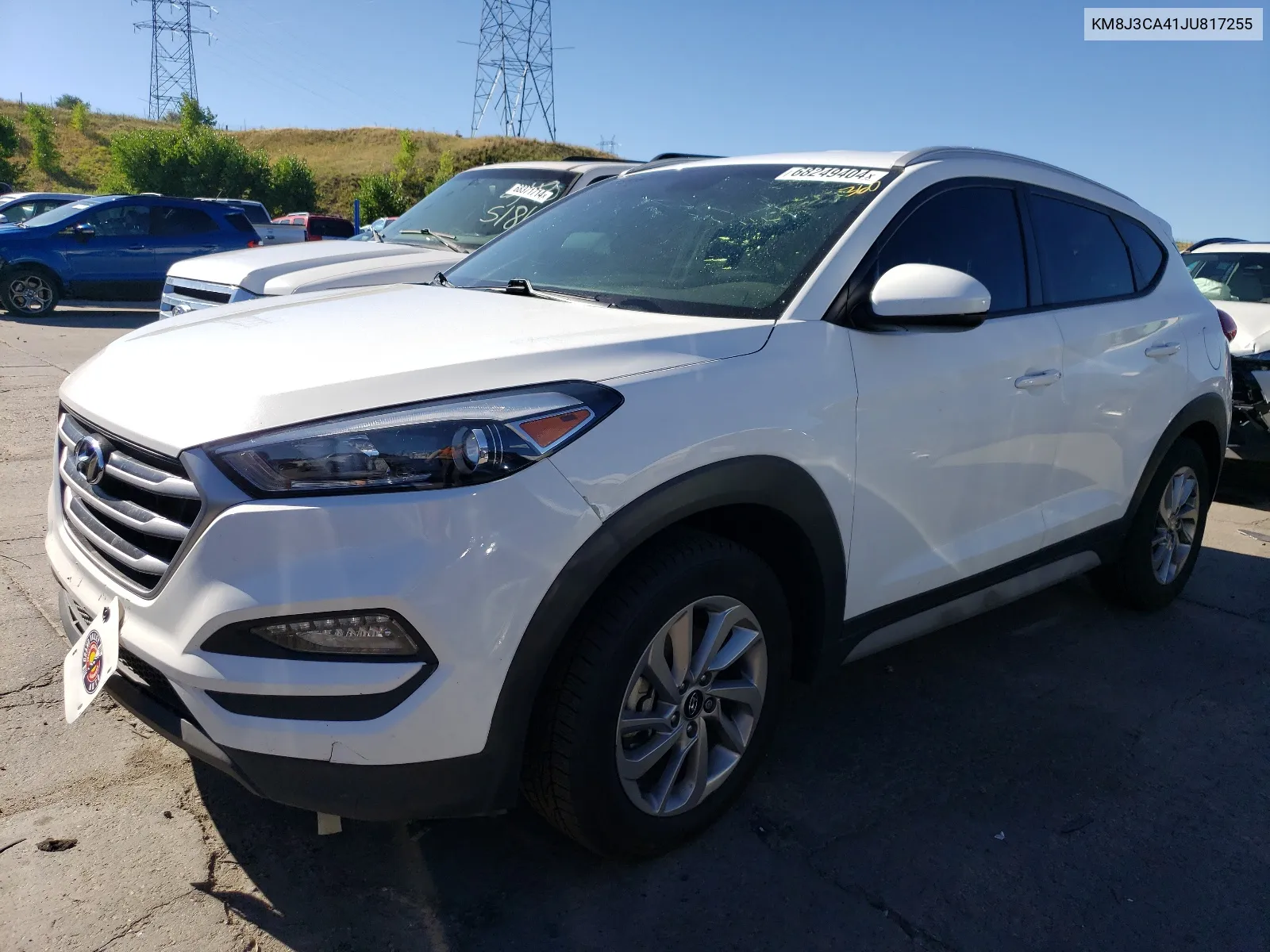 KM8J3CA41JU817255 2018 Hyundai Tucson Sel