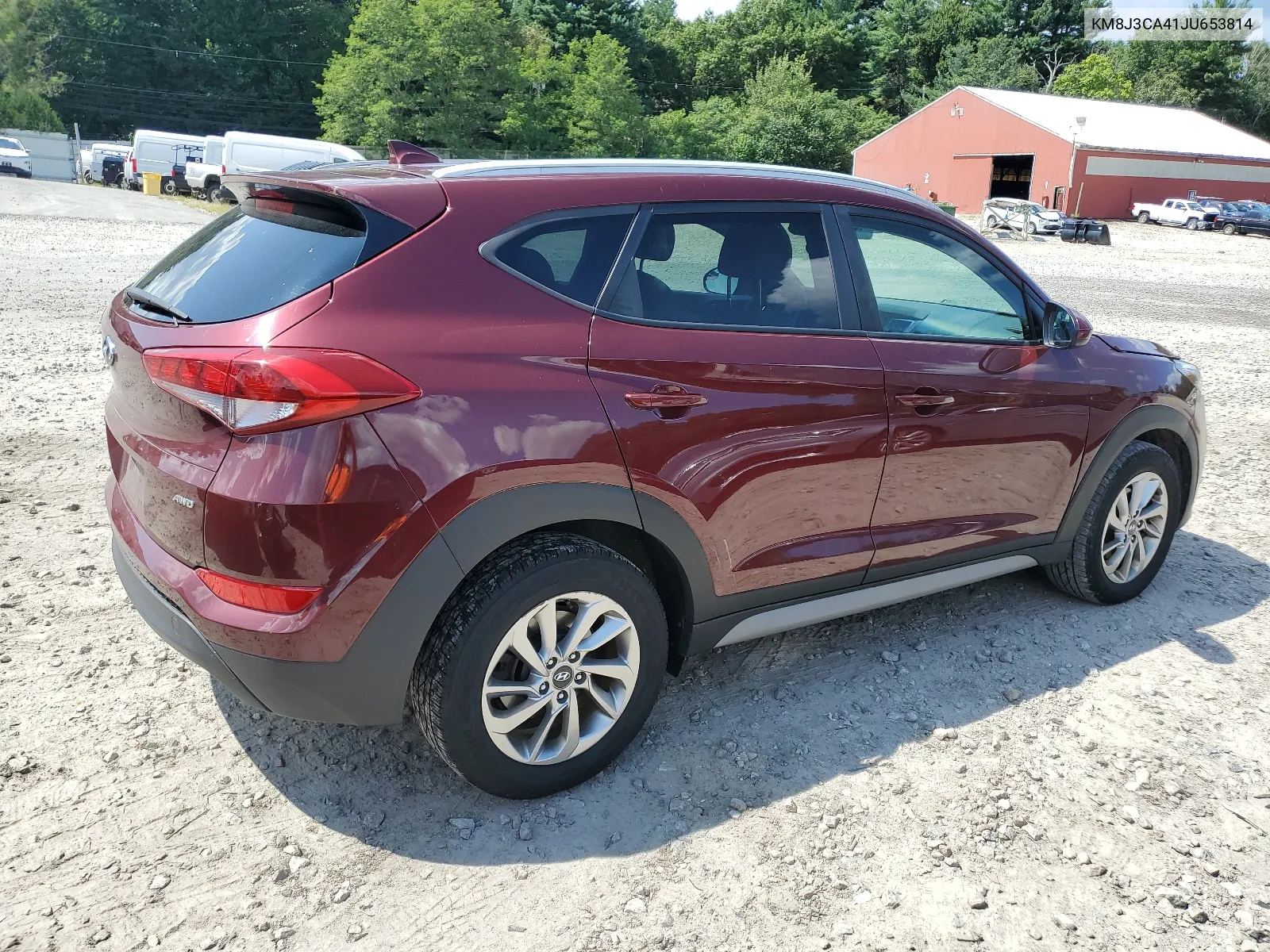 KM8J3CA41JU653814 2018 Hyundai Tucson Sel