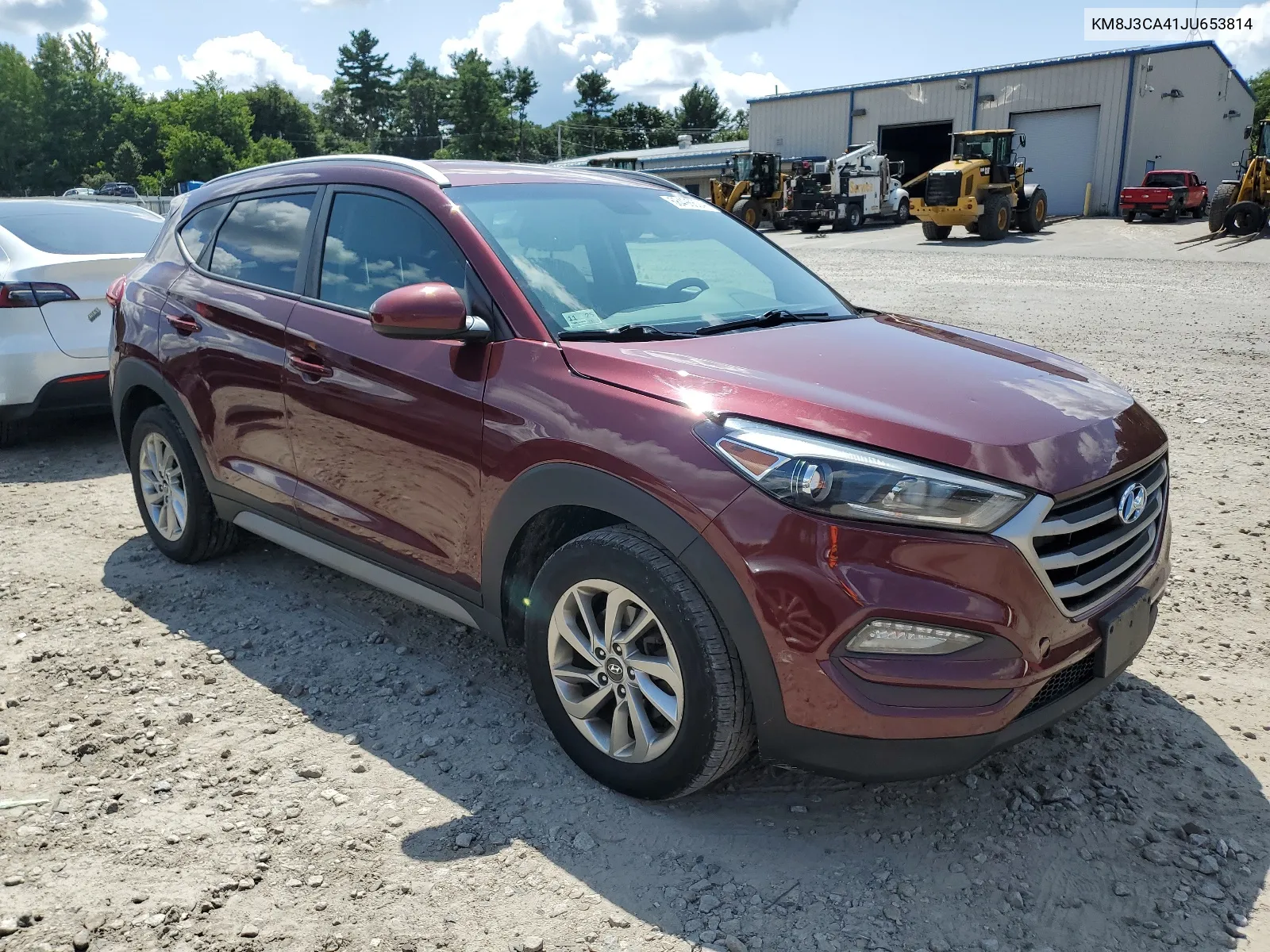 KM8J3CA41JU653814 2018 Hyundai Tucson Sel