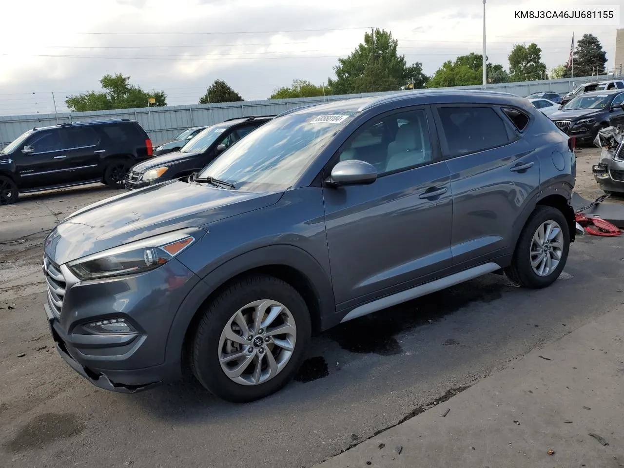 KM8J3CA46JU681155 2018 Hyundai Tucson Sel