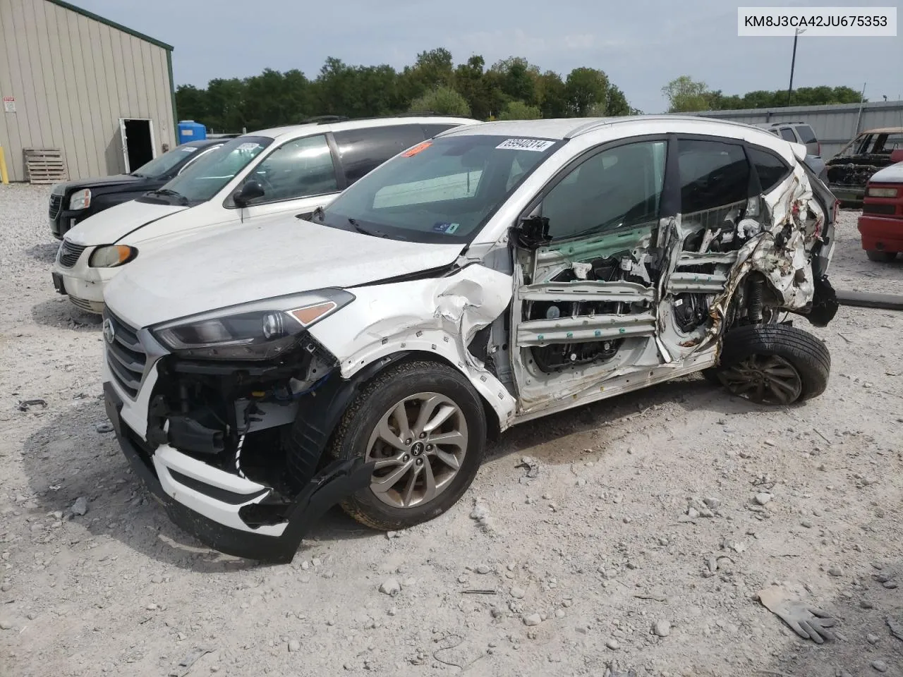 KM8J3CA42JU675353 2018 Hyundai Tucson Sel