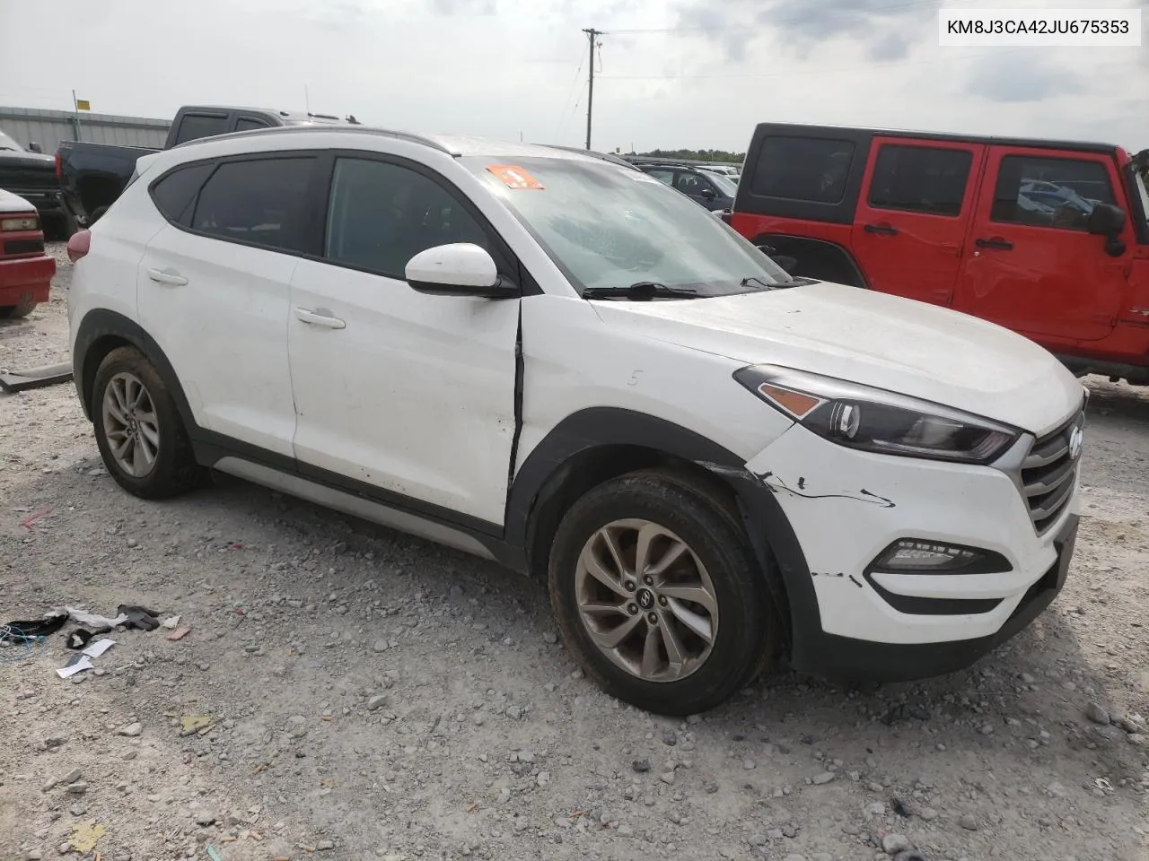 KM8J3CA42JU675353 2018 Hyundai Tucson Sel