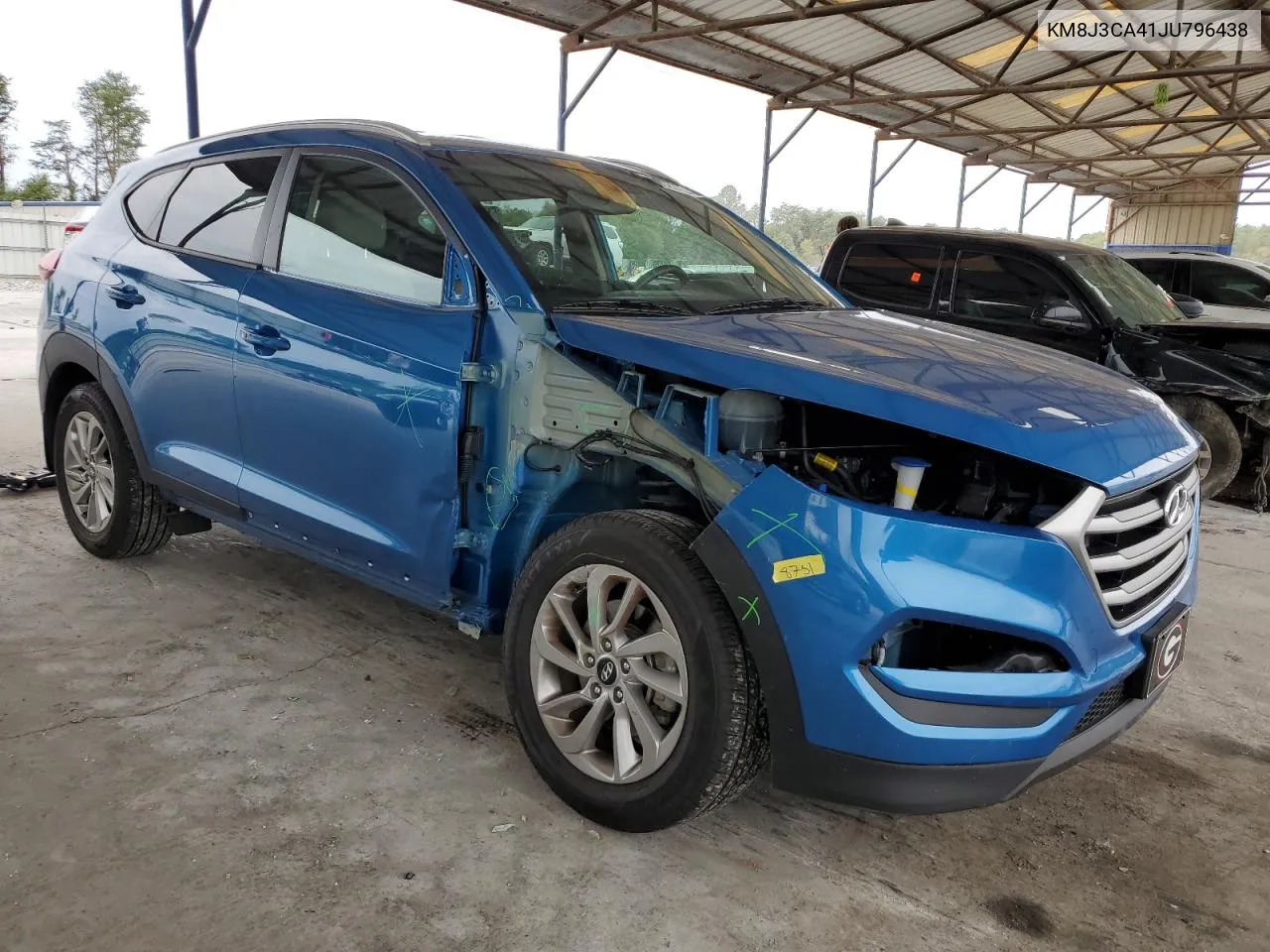 KM8J3CA41JU796438 2018 Hyundai Tucson Sel