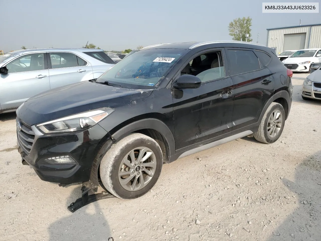 KM8J33A43JU623326 2018 Hyundai Tucson Sel