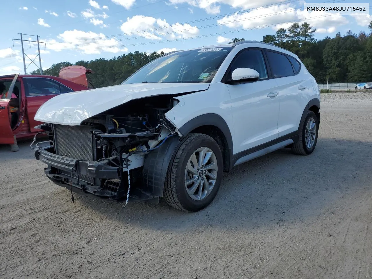 KM8J33A48JU715452 2018 Hyundai Tucson Sel