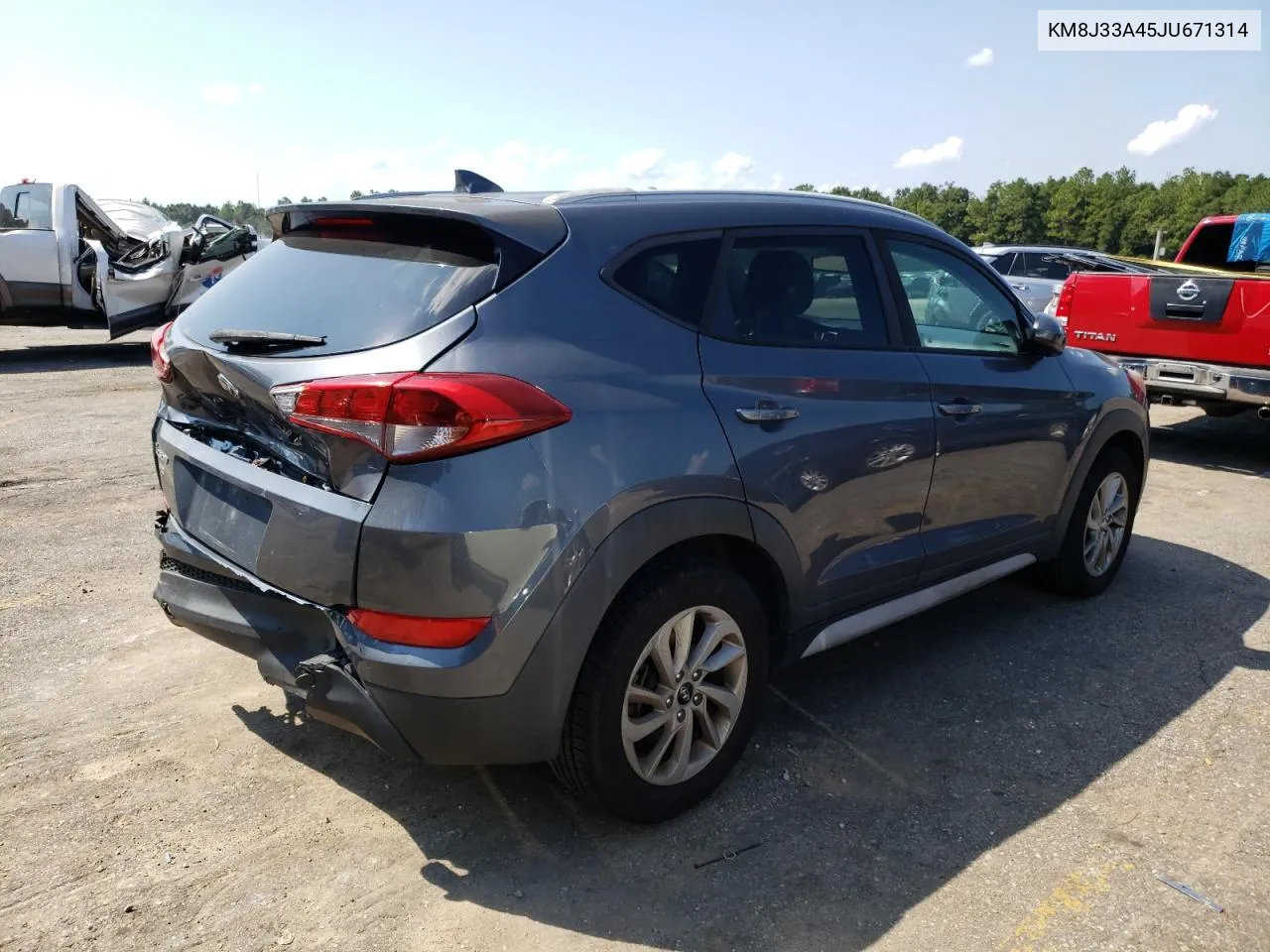 2018 Hyundai Tucson Sel VIN: KM8J33A45JU671314 Lot: 72566264