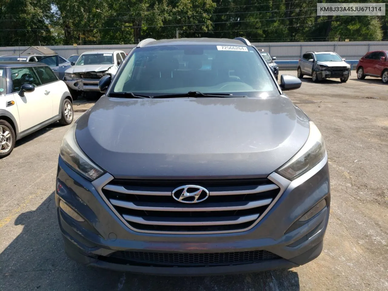 2018 Hyundai Tucson Sel VIN: KM8J33A45JU671314 Lot: 72566264