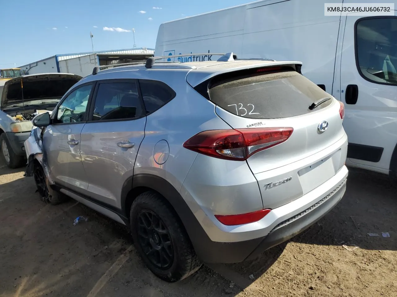 KM8J3CA46JU606732 2018 Hyundai Tucson Sel