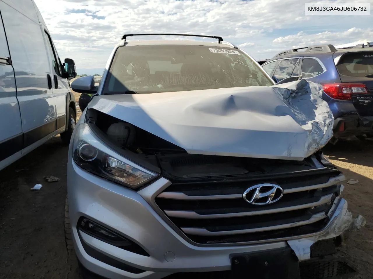 KM8J3CA46JU606732 2018 Hyundai Tucson Sel