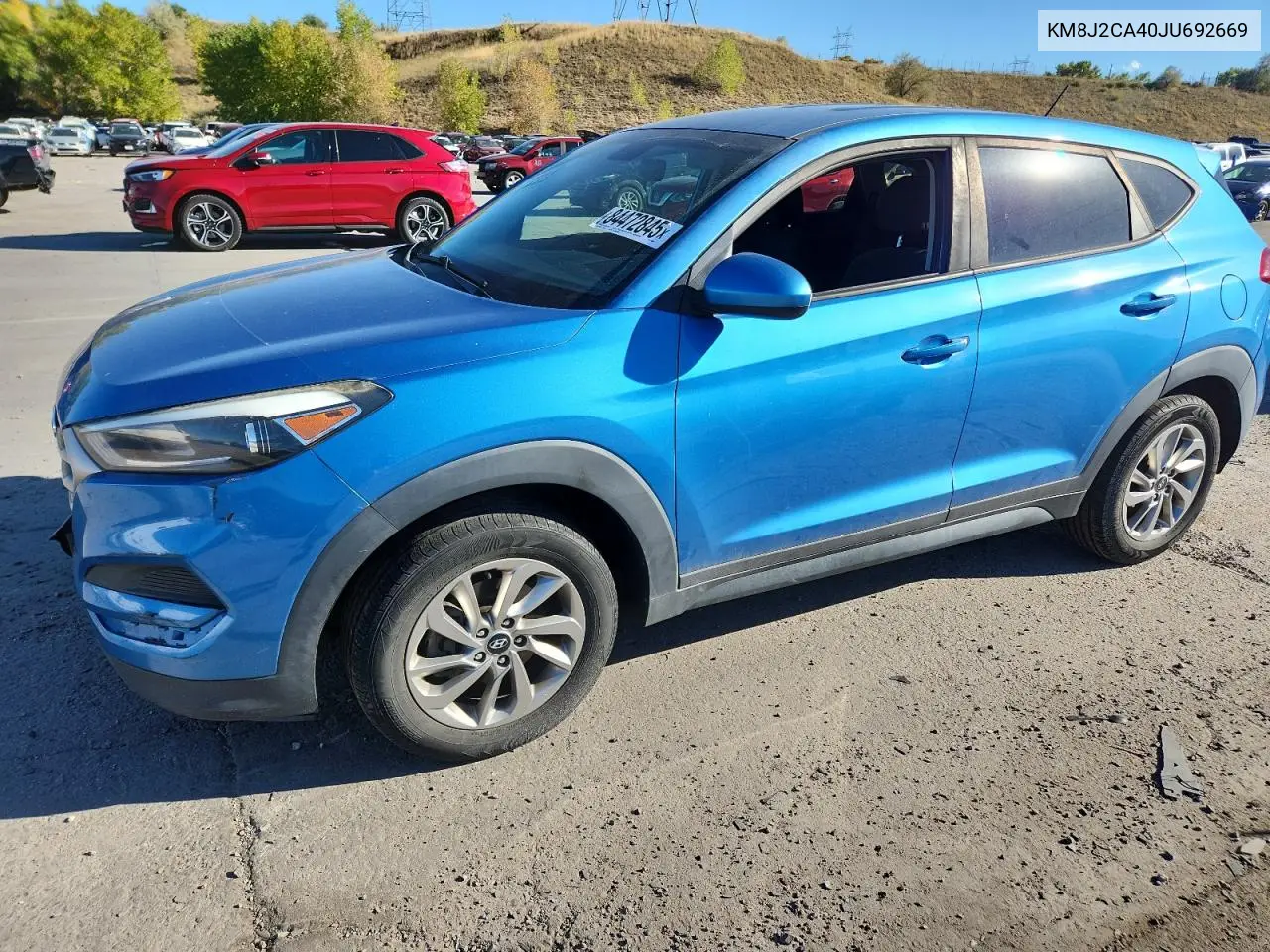 KM8J2CA40JU692669 2018 Hyundai Tucson Se
