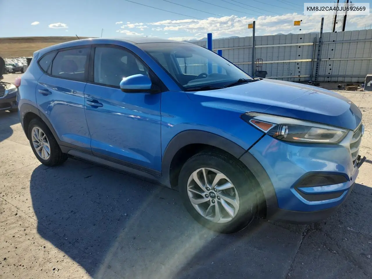 KM8J2CA40JU692669 2018 Hyundai Tucson Se