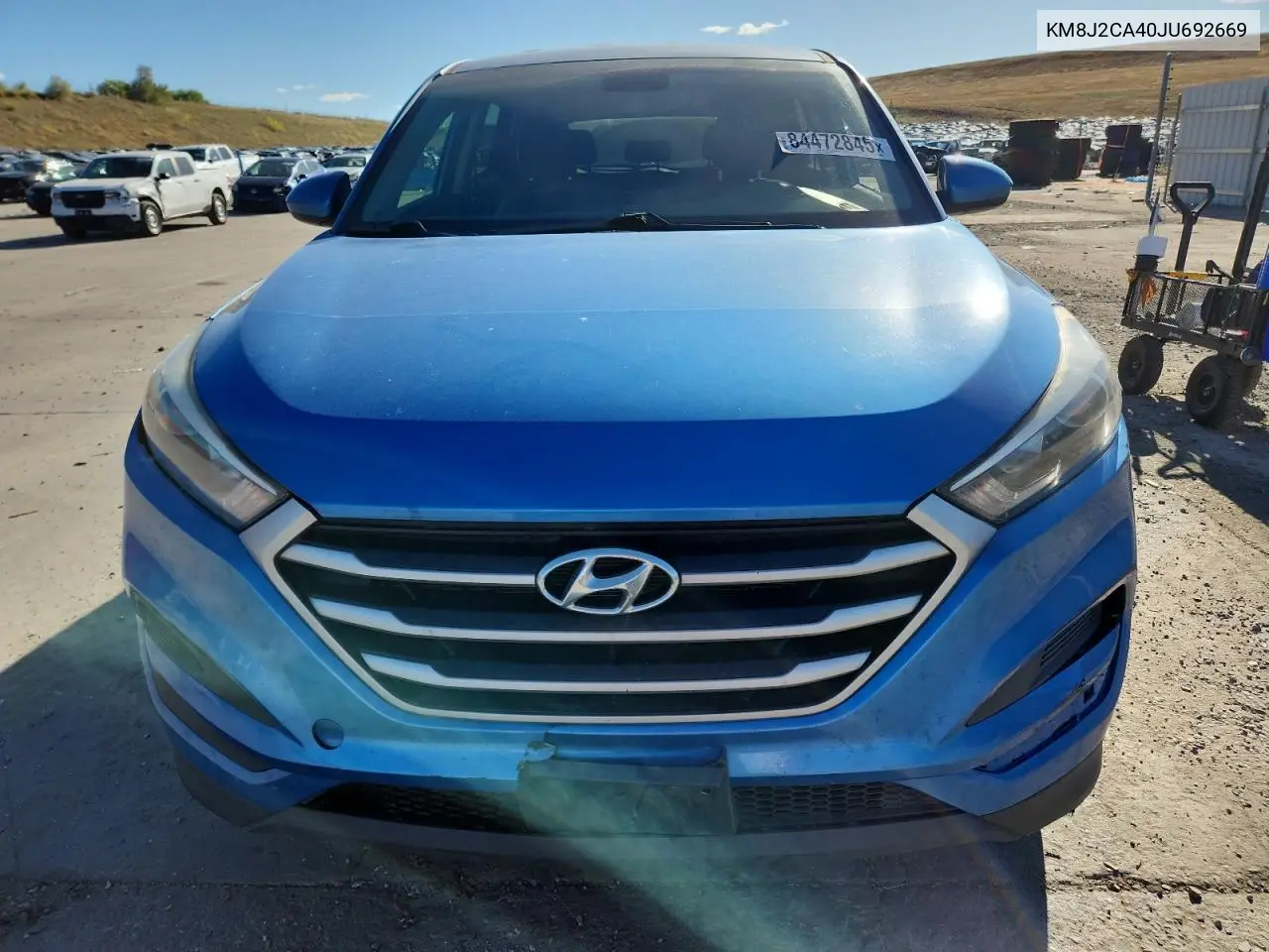 KM8J2CA40JU692669 2018 Hyundai Tucson Se