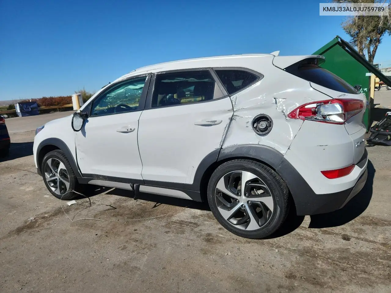 KM8J33AL0JU759789 2018 Hyundai Tucson Sport