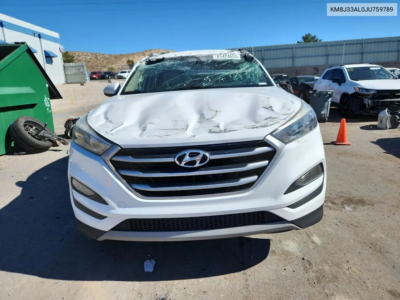 KM8J33AL0JU759789 2018 Hyundai Tucson Sport