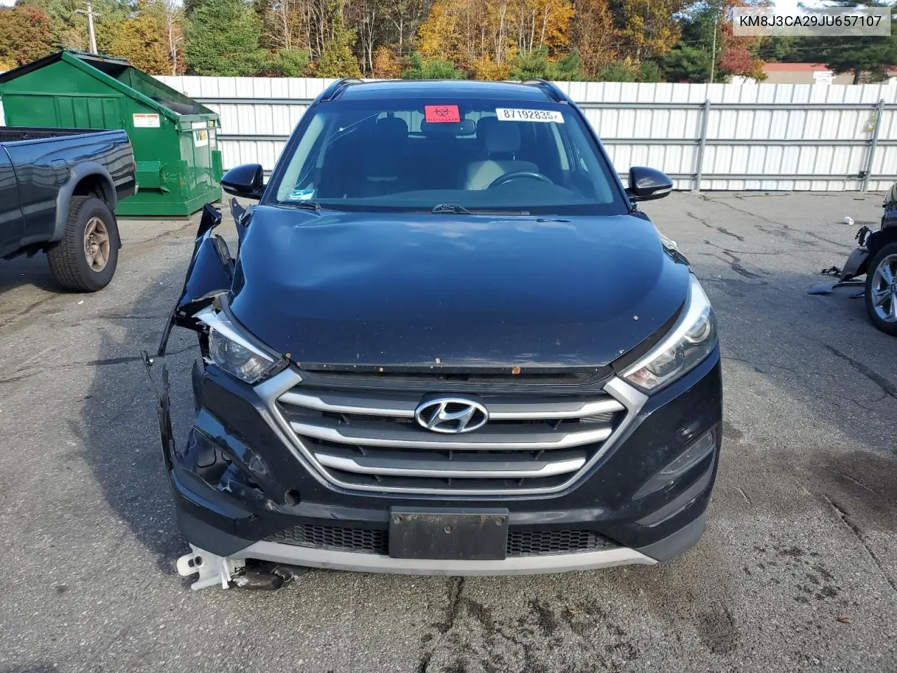 KM8J3CA29JU657107 2018 Hyundai Tucson Value
