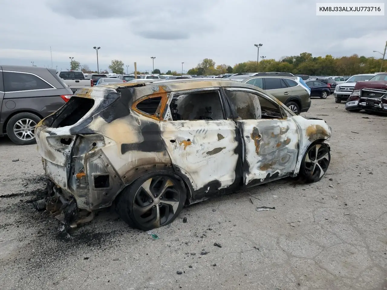 KM8J33ALXJU773716 2018 Hyundai Tucson Sport