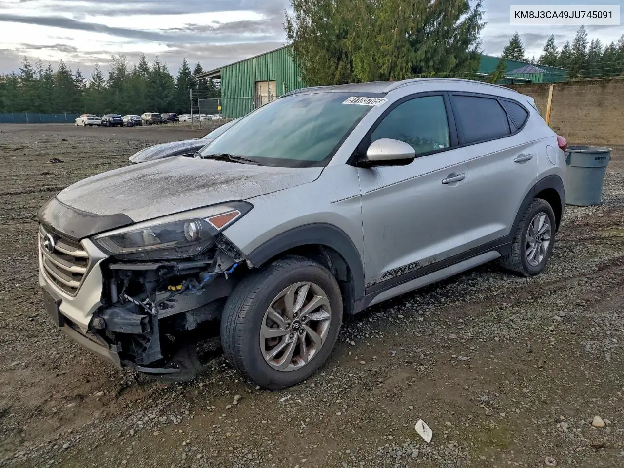 KM8J3CA49JU745091 2018 Hyundai Tucson Sel