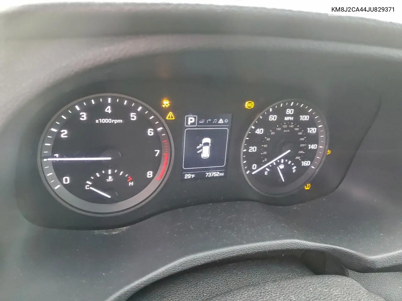 KM8J2CA44JU829371 2018 Hyundai Tucson Se