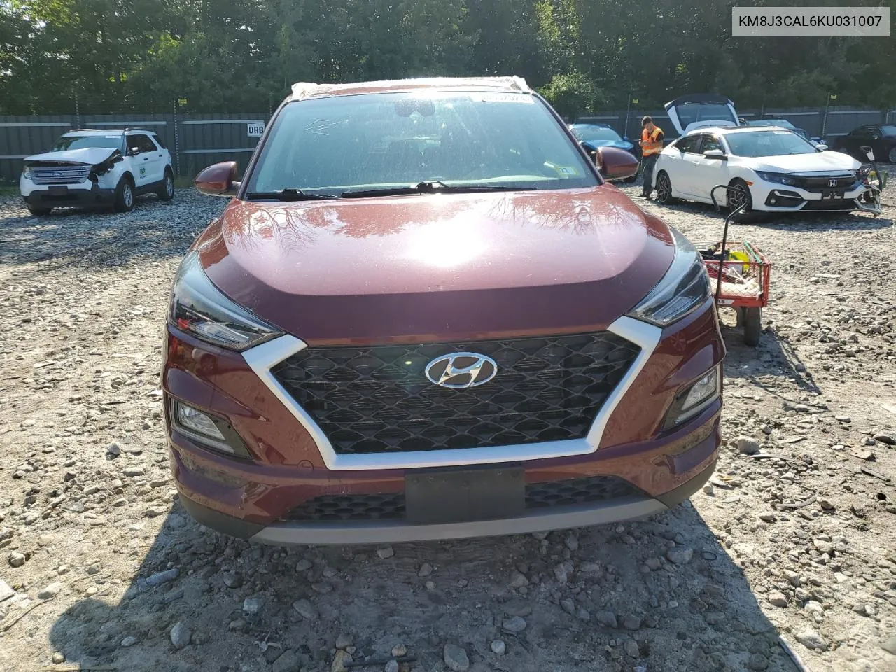 KM8J3CAL6KU031007 2019 Hyundai Tucson Limited