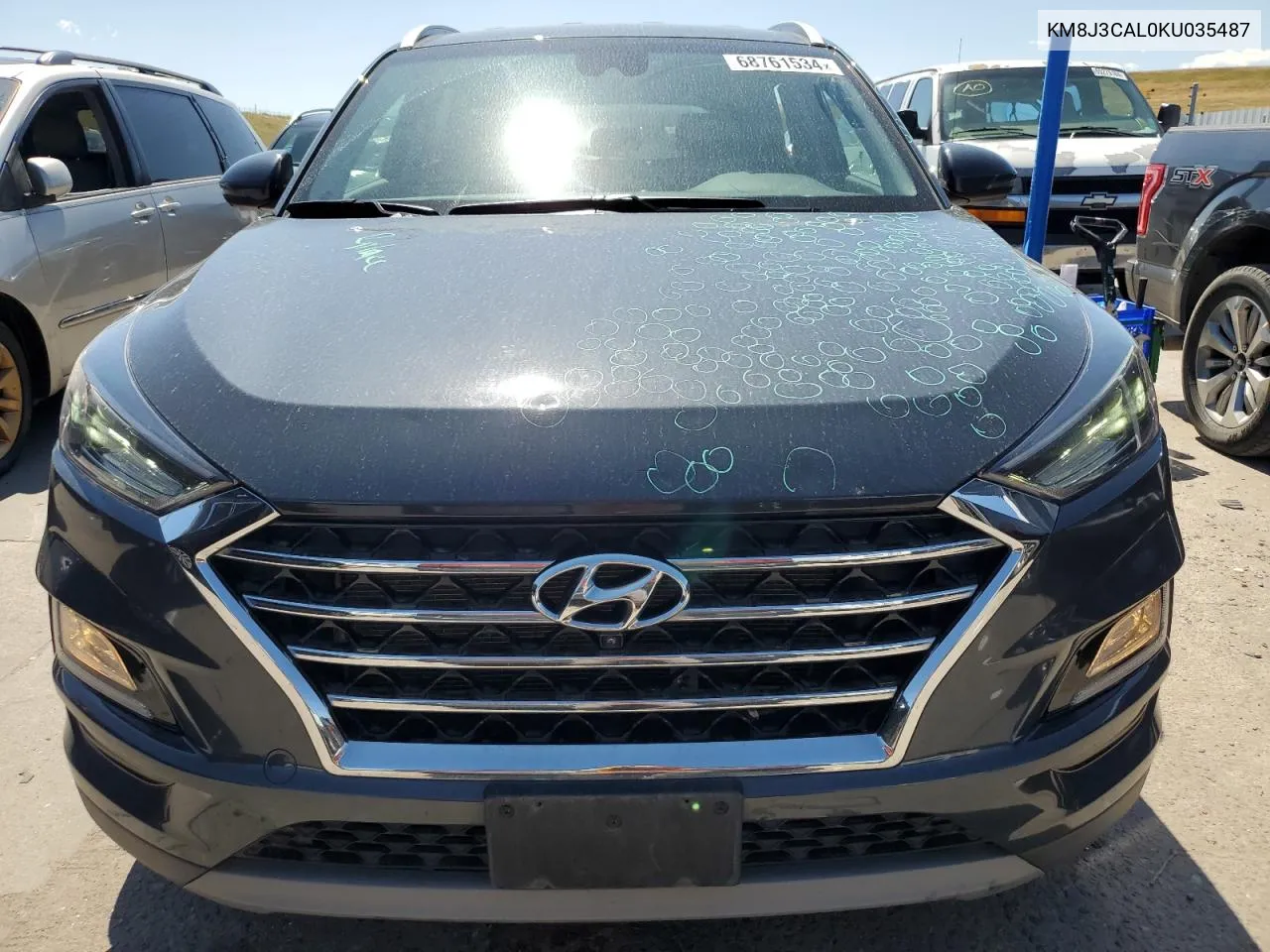 2019 Hyundai Tucson Limited VIN: KM8J3CAL0KU035487 Lot: 68761534