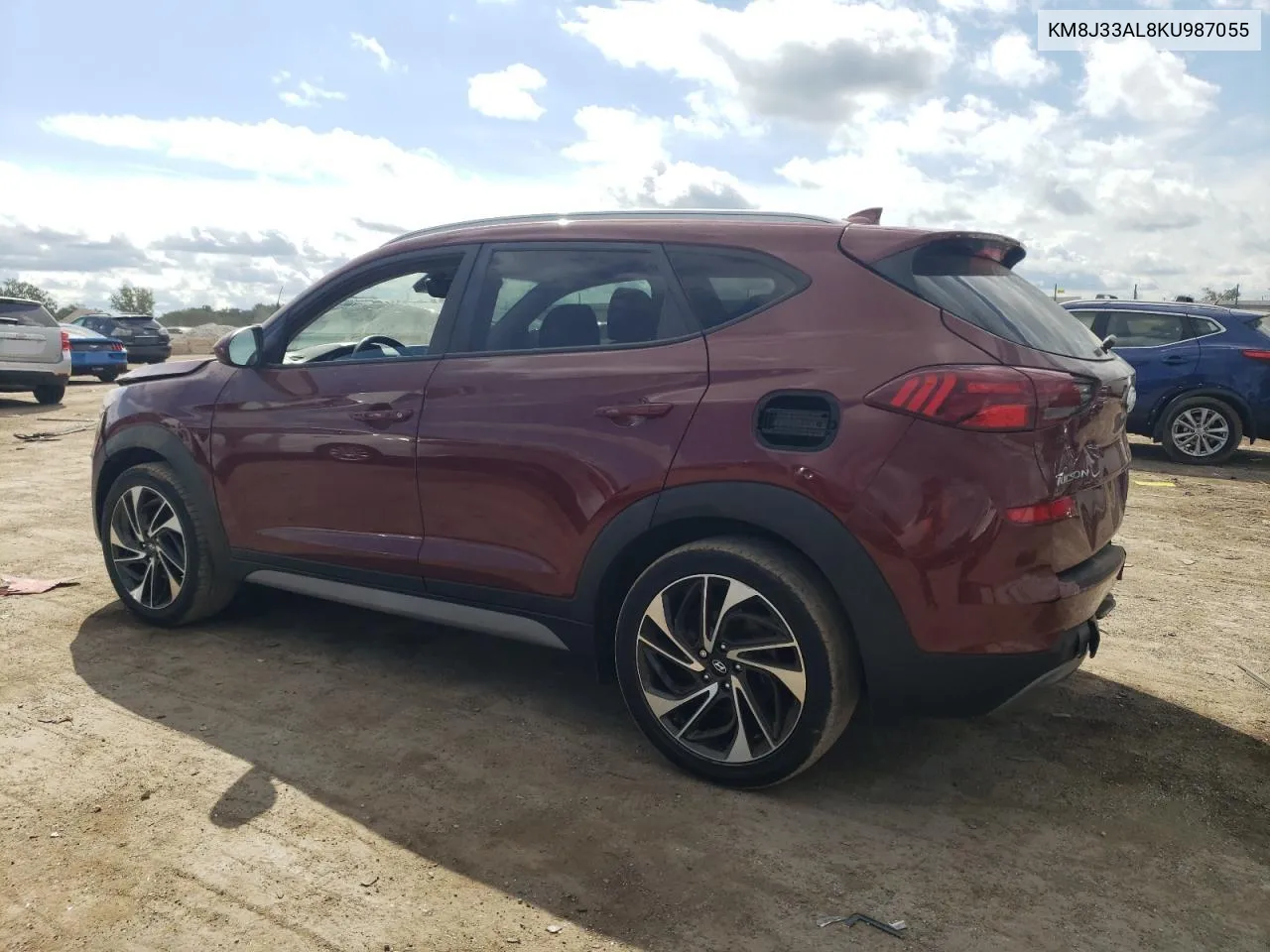 KM8J33AL8KU987055 2019 Hyundai Tucson Limited