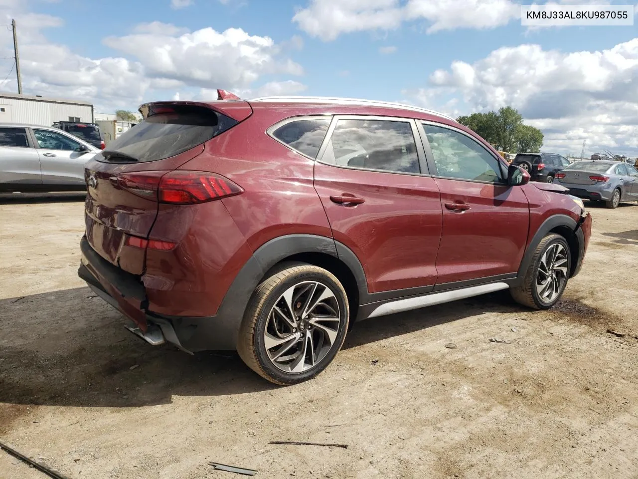 KM8J33AL8KU987055 2019 Hyundai Tucson Limited