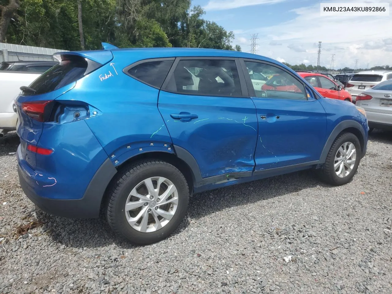 KM8J23A43KU892866 2019 Hyundai Tucson Se