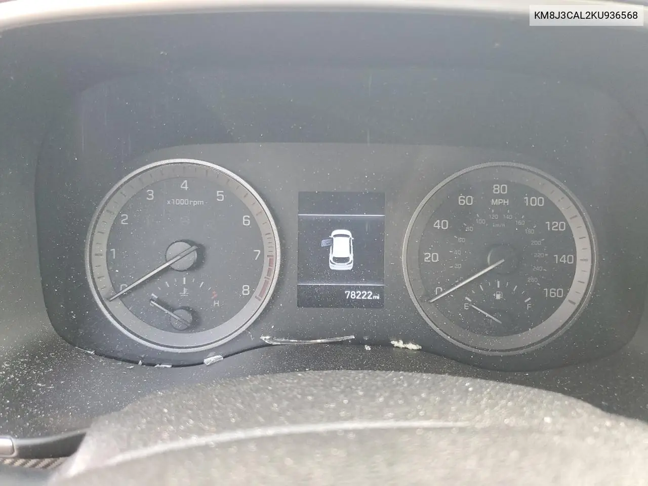 KM8J3CAL2KU936568 2019 Hyundai Tucson Limited