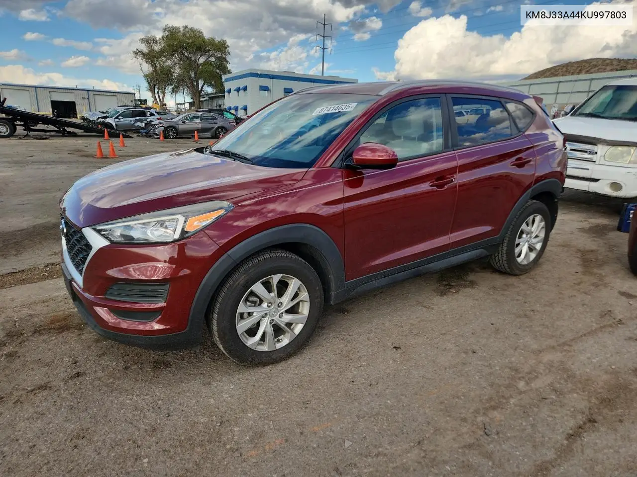 KM8J33A44KU997803 2019 Hyundai Tucson Limited