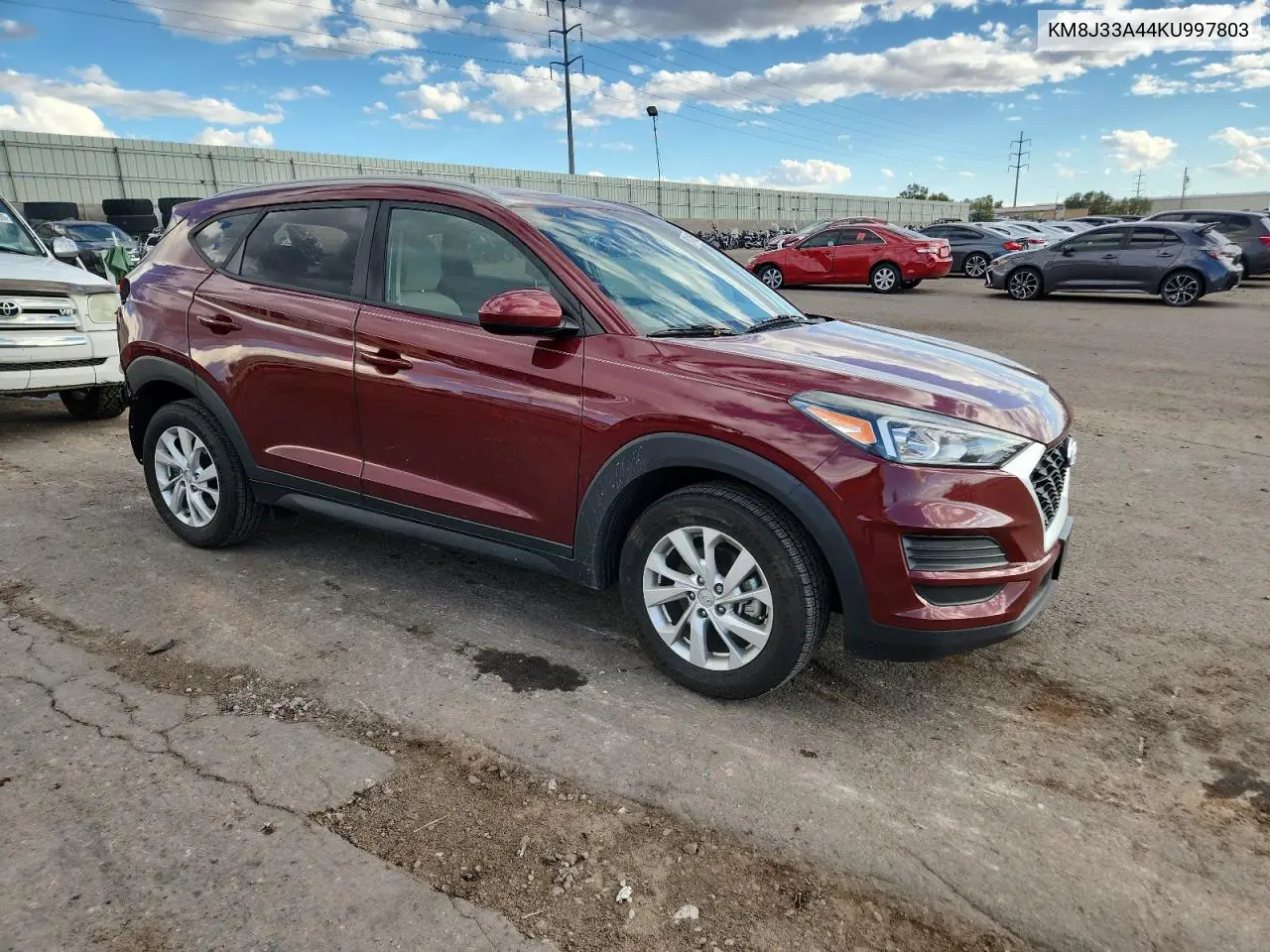 KM8J33A44KU997803 2019 Hyundai Tucson Limited