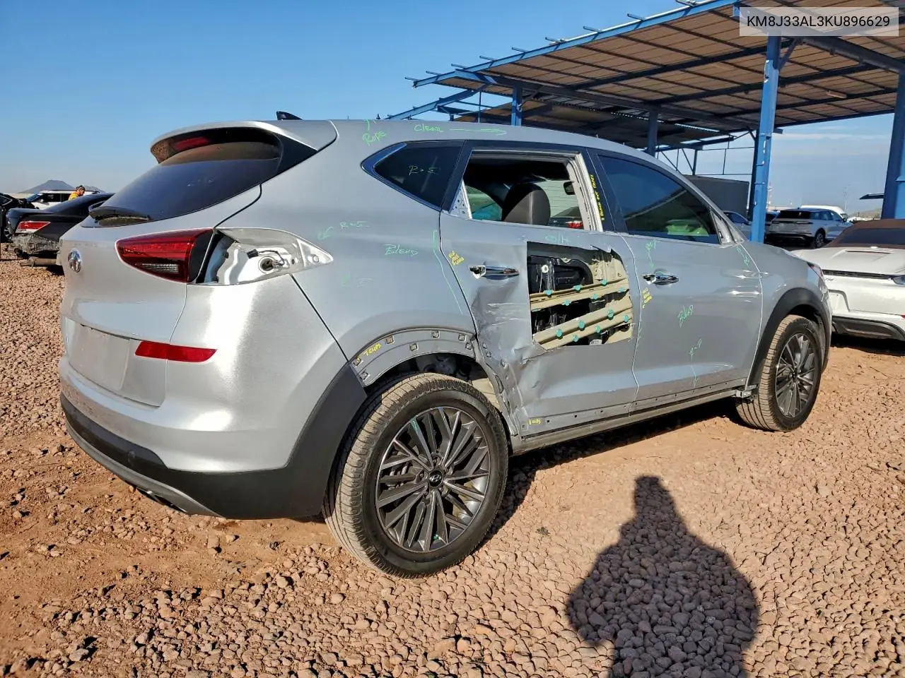KM8J33AL3KU896629 2019 Hyundai Tucson Limited