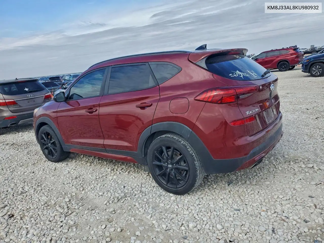 KM8J33AL8KU980932 2019 Hyundai Tucson Limited