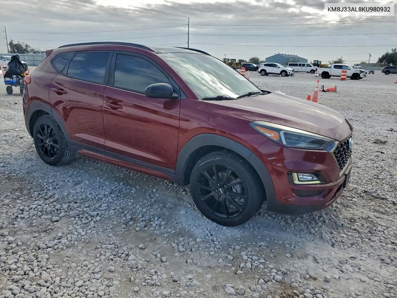 KM8J33AL8KU980932 2019 Hyundai Tucson Limited
