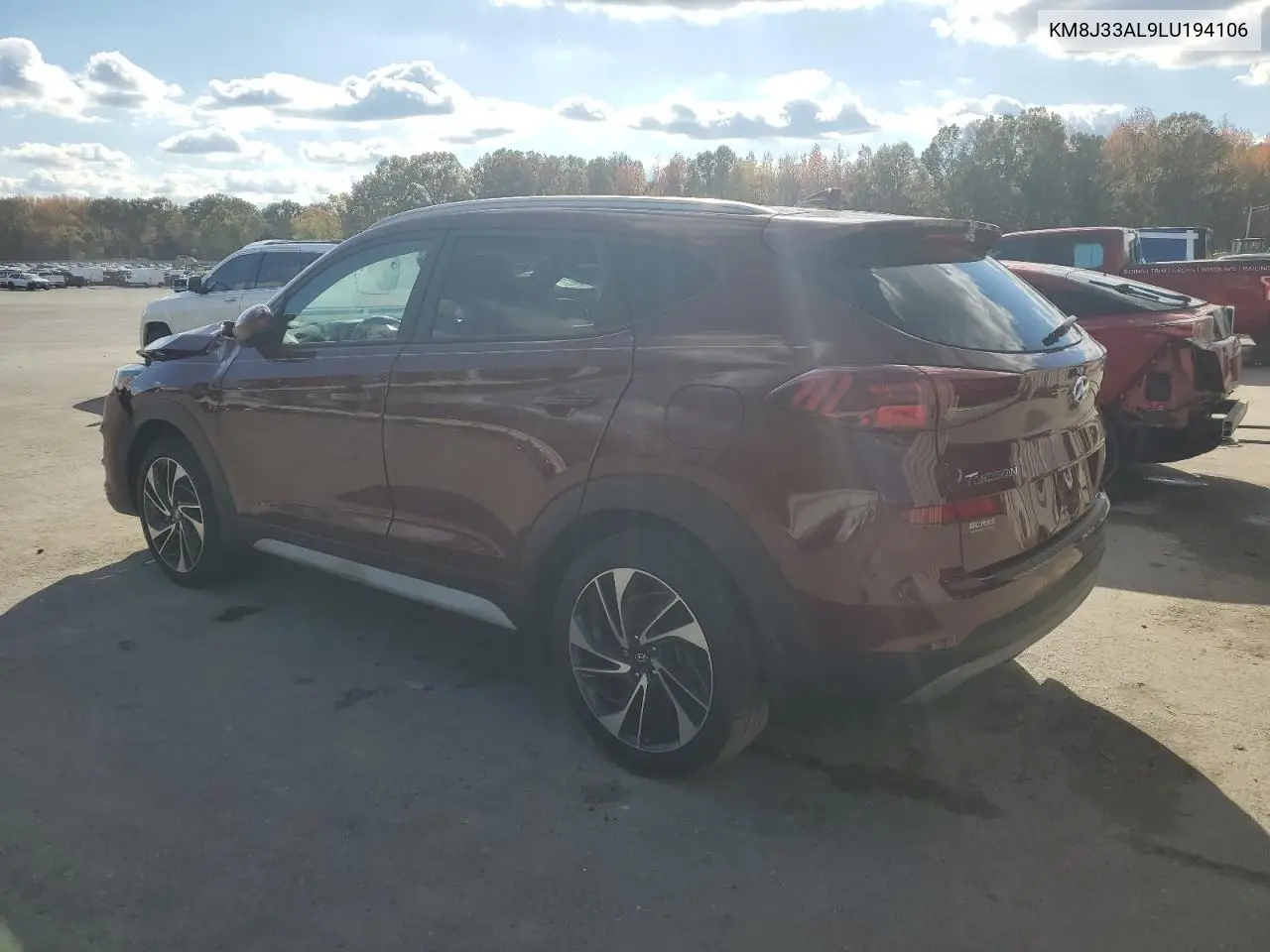 KM8J33AL9LU194106 2020 Hyundai Tucson Limited