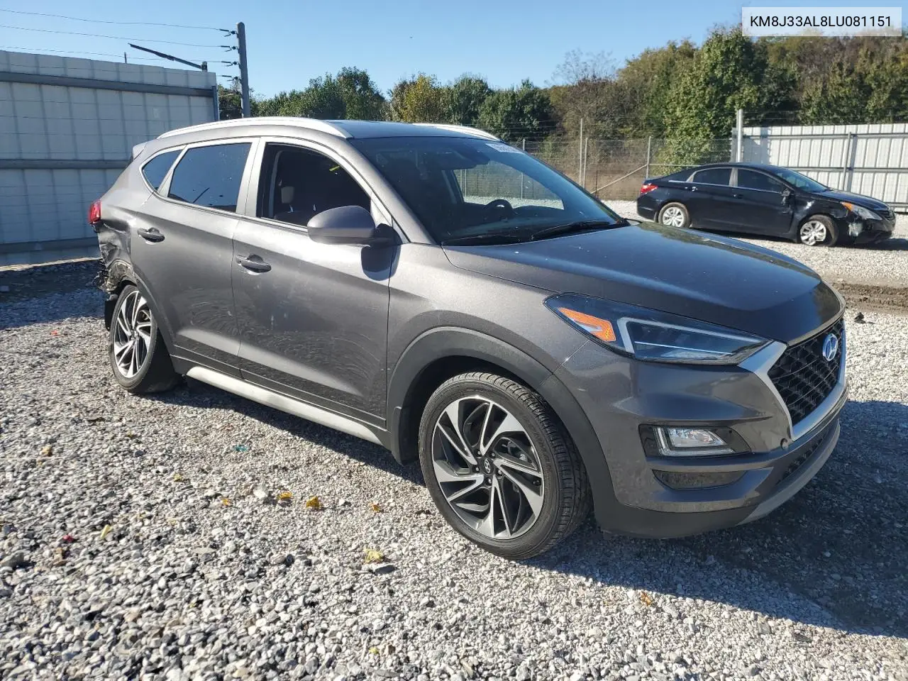 KM8J33AL8LU081151 2020 Hyundai Tucson Limited