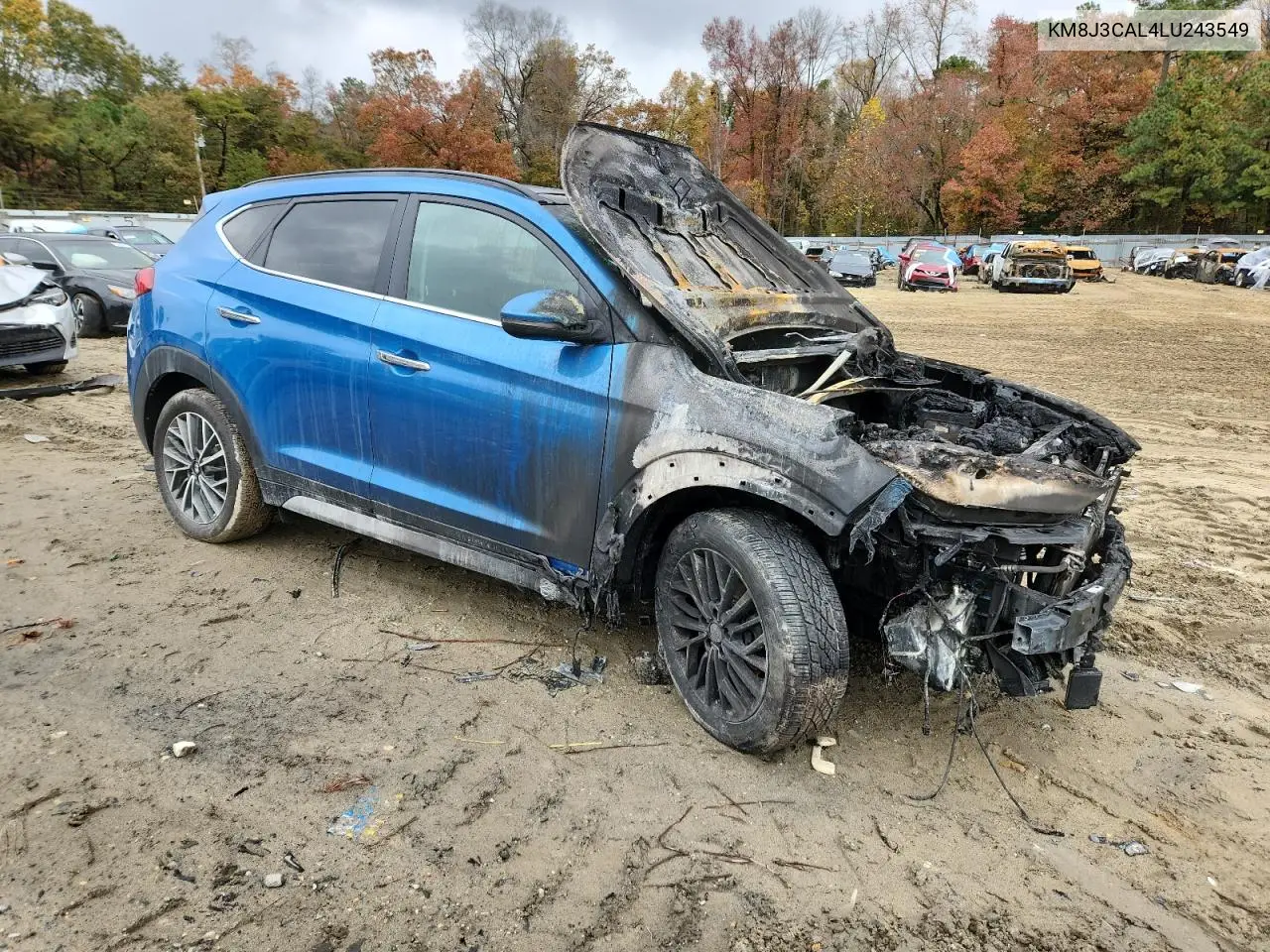 KM8J3CAL4LU243549 2020 Hyundai Tucson Limited