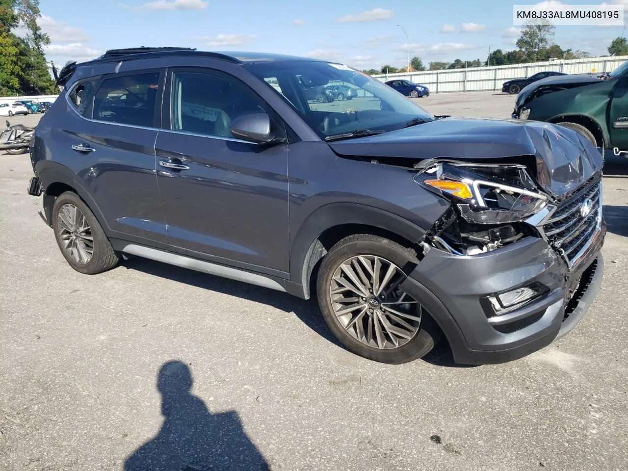 KM8J33AL8MU408195 2021 Hyundai Tucson Limited