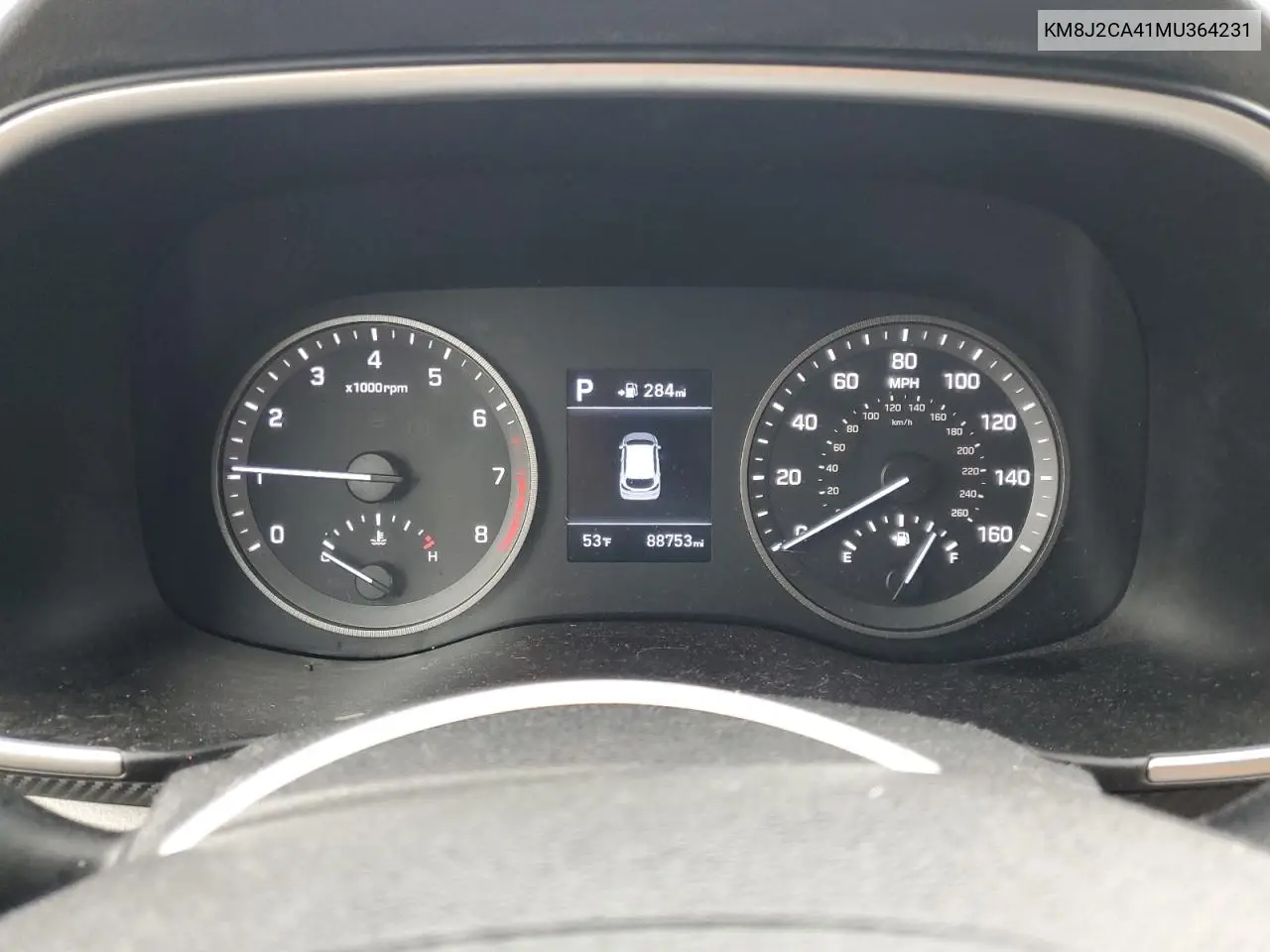 KM8J2CA41MU364231 2021 Hyundai Tucson Se