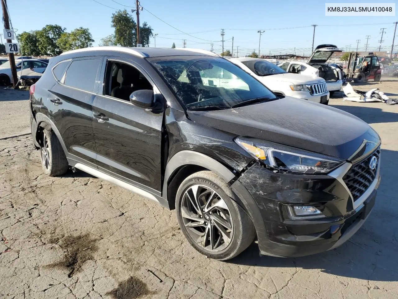 KM8J33AL5MU410048 2021 Hyundai Tucson Limited