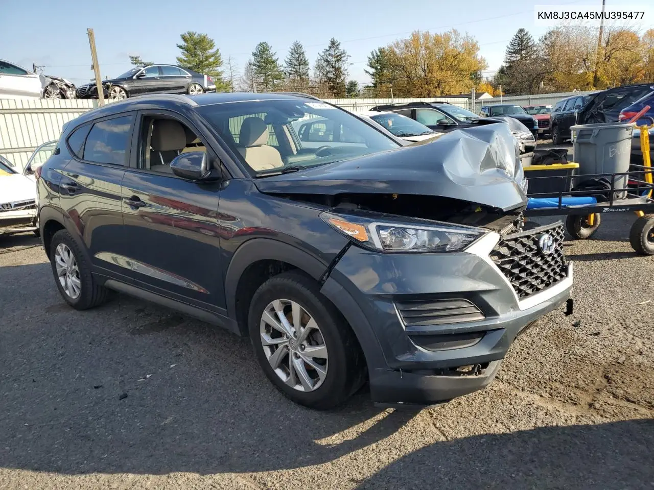 KM8J3CA45MU395477 2021 Hyundai Tucson Limited