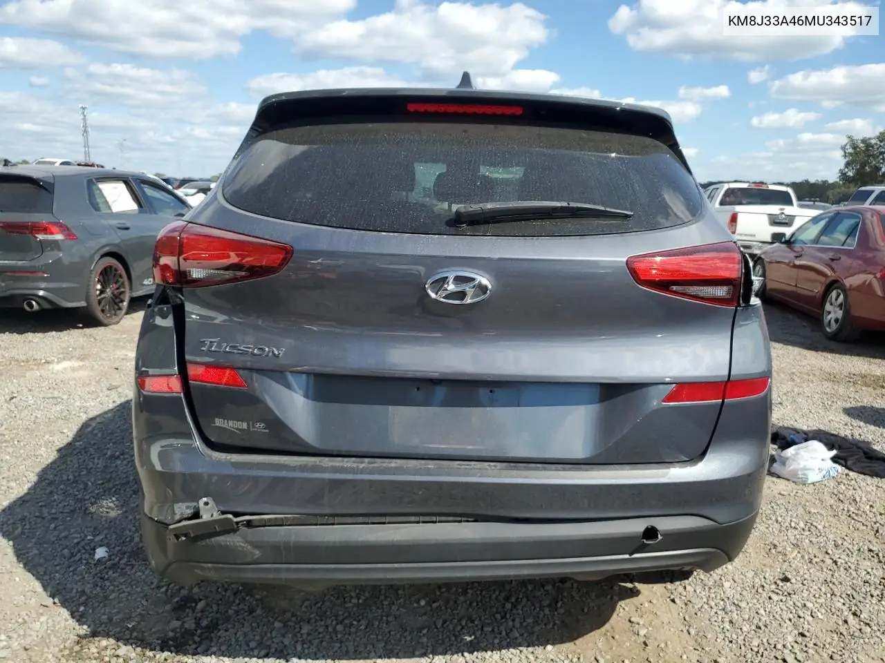 KM8J33A46MU343517 2021 Hyundai Tucson Limited