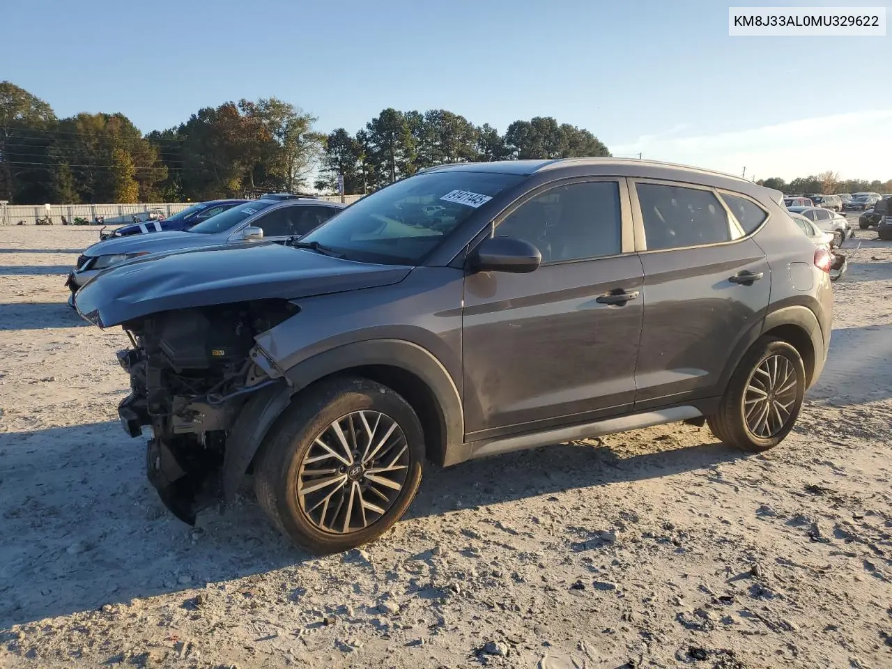 KM8J33AL0MU329622 2021 Hyundai Tucson Limited