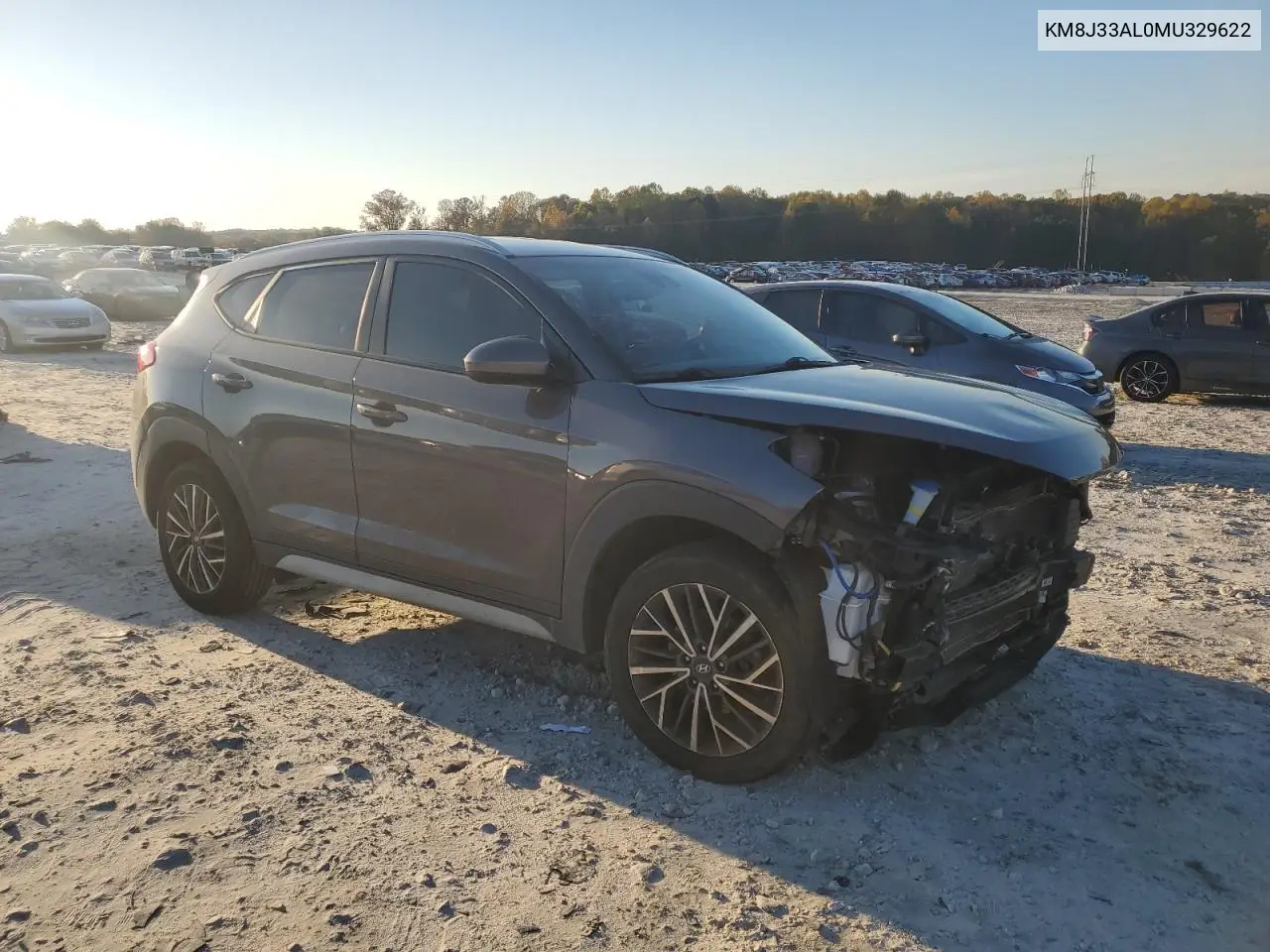 KM8J33AL0MU329622 2021 Hyundai Tucson Limited
