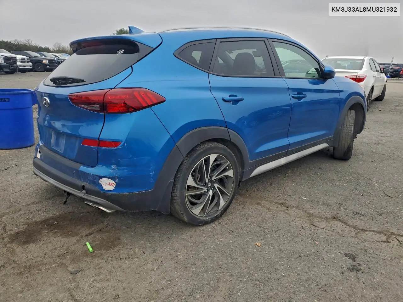 KM8J33AL8MU321932 2021 Hyundai Tucson Limited