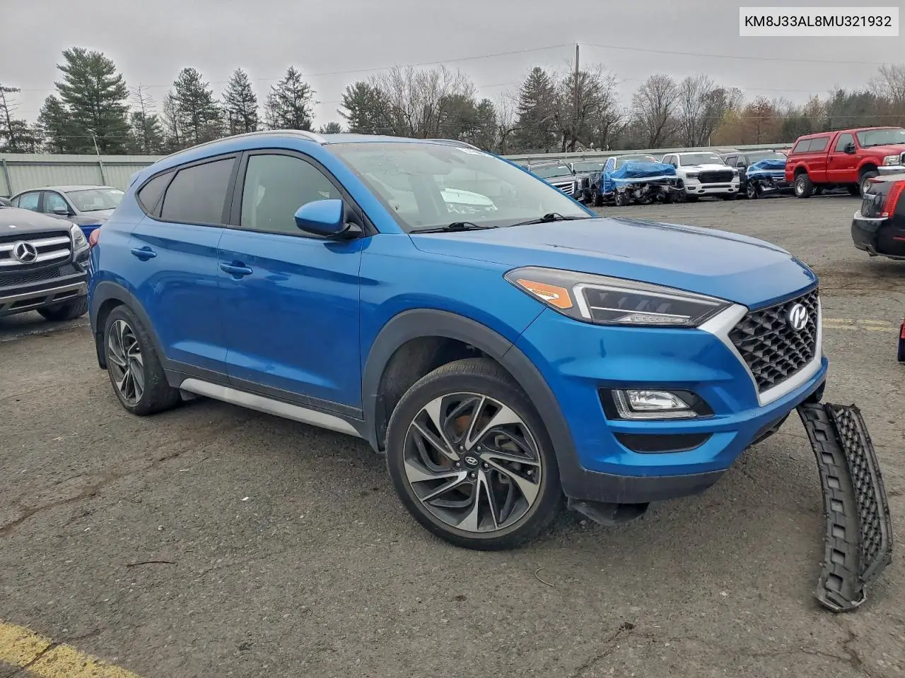 KM8J33AL8MU321932 2021 Hyundai Tucson Limited