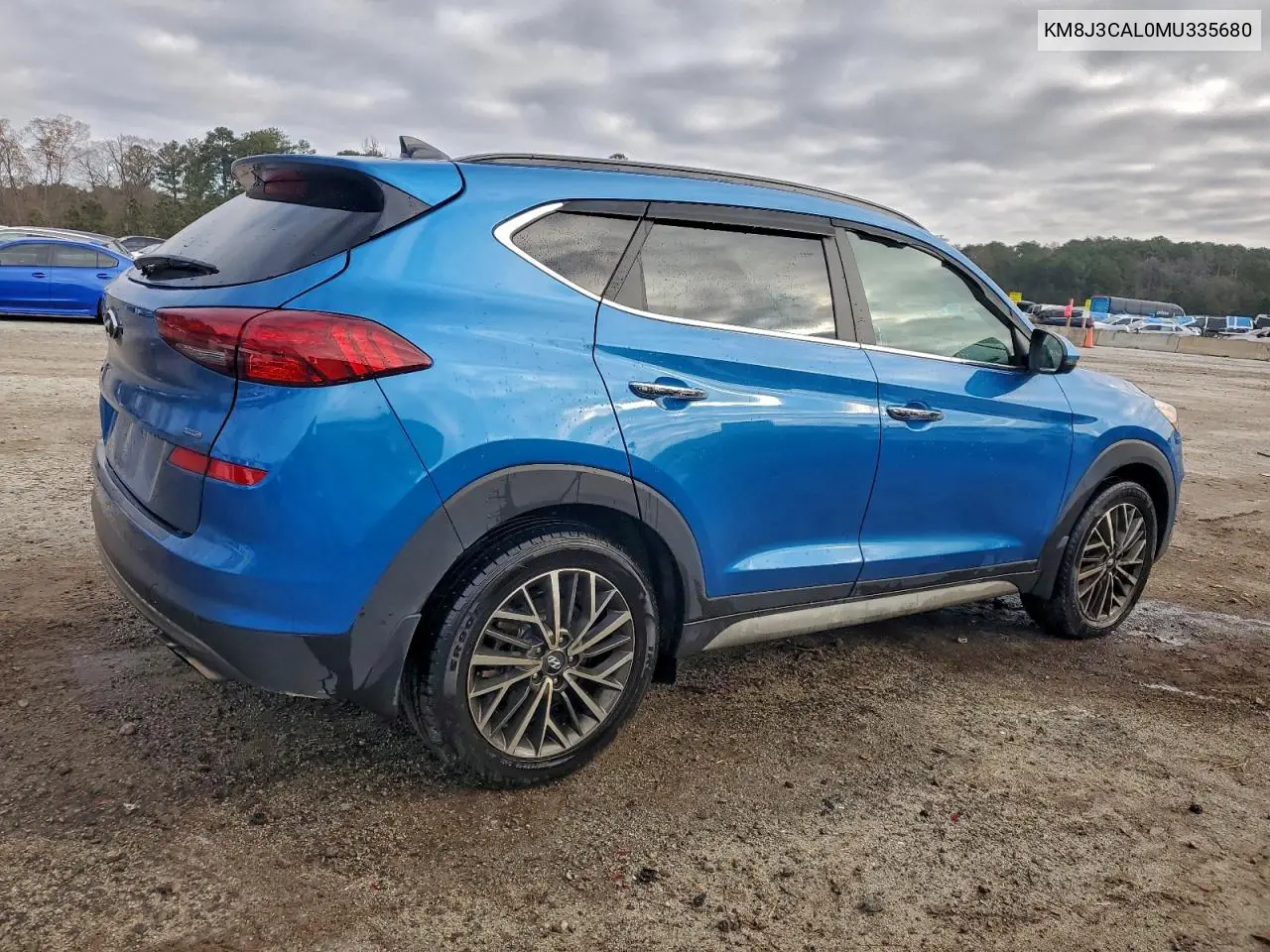 KM8J3CAL0MU335680 2021 Hyundai Tucson Limited
