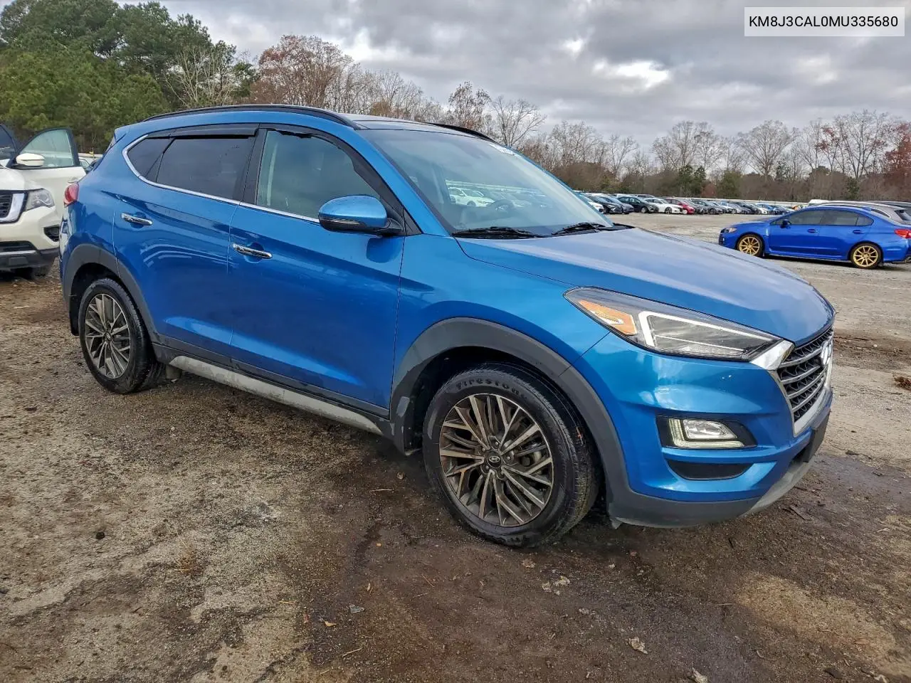 KM8J3CAL0MU335680 2021 Hyundai Tucson Limited